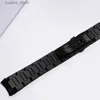 Cinturini per orologi Cinturino da 22 mm 24 mm PER Serie Calera Cinturino in acciaio inossidabile solido Accessori Bracciale in acciaio argento L240307