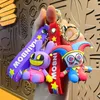Волшебный цифровой цирк Pomni Jax, силиконовая мультяшная игрушка, брелок, кукла, наполнитель, детский рождественский подарок