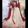 Ретро китайский стиль красный vestido Hanfu платье косплей Женщины Традиционная печатная длинная юбка 5 кусок набор элегантная вечеринка для девочек 240220