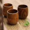 Teetasse aus Holz im japanischen Stil, 147 ml, Naturholz, Weingläser, 150 ml, Kaffeetassen aus Holz, Biersaft, Milchbecher ZZ