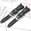 Bracelets de montre bracelet en caoutchouc résine pour Casio ProTrek PRG-110 PRW-1300 P1300 hommes Sport bracelet de remplacement étanche accessoires L240307