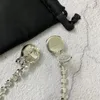 Boucles d'oreilles pendantes tendance Europe cristal perle goutte d'eau longue gland oreille pince femmes Top qualité cadeau de mariage Boutique bijoux de luxe