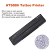 A4 Professionelle Mobile PC Tattoo Schablone Transfer Maschine ATS886 Bluetooth Drucker Tragbare Thermal Maker Po Zeichnung Kopierer 240227