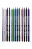 14 colori matita per eyeliner a lunga durata pigmento impermeabile blu marrone nero penna per eyeiner donna moda colore trucco per occhi cosmetico3306373