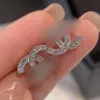 Stud Fashion Stud Earrings Woman Luxury Designer Earring Multi Colors C Letter Jewelry Women 18k Diamond Wedding Perfect Gift New