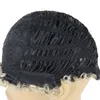 Perruques de cheveux synthétiques courtes Afro crépus bouclés perruque de cheveux pour hommes noirs Ombre gris perruque haute température naturelle quotidienne fête perruque régulière 240306