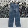 Marken Denim Hosen für Frauen Frauen Brief Stickerei Designer Jeans Hip Hop Streetwear Hosen Jean