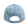 Bola bonés verão lavado denim boné de beisebol angustiado jean chapéu protetor solar casual hiphop ciclismo para menino meninas unisex