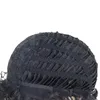 Peruki do włosów syntetyczna krótka czarna peruka dla mężczyzn Afro Niechlujne Perm Curly Fryzura Przystojna z grzywką codziennie Cosplay Halloween imprezę 240306