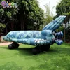 atacado 8mlx6mwx4mh (26x20x13.2ft) publicidade de simulação inflável modelos de aeronaves de inflação Balões de caça para decoração de eventos com soprador de ar