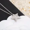 Pingentes 2024 tendência marca pura 925 prata esterlina jóias colares para lua estrela pingente casamento feliz aniversário presente