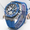 Elegant polshorloge Racing-horloges AP Herenhorloge Royal Oak Offshore Automatisch mechanisch Keramisch materiaal 44 diameters Blauwe schijf Datumweergave Chronograaf Wat