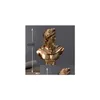 Europäische Anna Apollo Gips Kopf Figur Kunst Scpture Dekor Retro Figur Charakter Harz Statue Home Ornament R5252 T200619 Drop Del Dhgwk