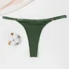 Women's Panties Soft Thongs Seamless Moisture-wicking Breathable Underwear For Ladies Low Waist Anti-septic Quick-drying