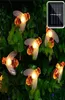 Słoneczne Słoneczne miodne pszczoły LED Fairy Light 50 diody LED Outdoor Garden Fence Patio Christmas Garland Lights3705898