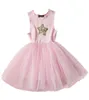 Ny design baby girl039s klänning ins säljer barn039s stjärna väst prinsess tutus kjolar barn paljettbutiker kläder5306104