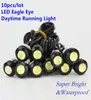 10 pièces LED Mini Eagle Eye Parking diurne conduite feu arrière secours DRL antibrouillard boulon sur vis éclairage de voiture LED agle Eye lamp5186003