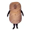 Offres spéciales Costume de mascotte de pomme de terre Halloween noël déguisement de fête dessin animé déguisement de carnaval unisexe adultes tenue