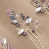 Fashion Crystal Rhinestone Fancy Fascy Racconcini Bridal Accessori fatti per i capelli fatti a mano