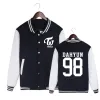 Vestes Femmes Deux fois Veste de baseball Manteau Kpop Y2K Femmes Hommes Style coréen Lâche Uniforme Tendance Hip Hop Sweat-shirt à manches longues