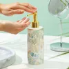 Dispenser di sapone liquido Stile creativo Gel doccia in ceramica Bottiglia di shampoo Contenitore per la casa Accessori da bagno portatili da viaggio