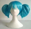 ltltsally sallyface sallyface sally cosplay wig short blue hairクリップポニーテールwigs9684441