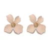 Boucles d'oreilles à clous en forme de fleur pour femmes, bijoux élégants pour fête de danse, accessoires de Date pour filles, cadeau d'anniversaire