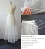 Novo design de vestido de noiva para casamento, anágua com uma camada de tule macio, saia inferior para salvá-lo da água do vaso sanitário, cintura elástica re7293577