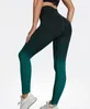 Damesleggings Sport Strak Sweetheart Booty Lifting Casual Geleidelijke tie-dye Yoga broek Modieus Hoge elastische naadloze broek 30160