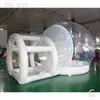 outdoor activities Christmas inflatable bubble house snow globe with tunnel Christmas balloon for sale