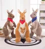 Kangaroos Plush Toy Doll Mor och barn Kangaroo Doll Valentine's Day Birthday Gift1535509