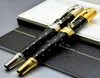 Limitowana edycja Elizabeth Pen Wysokiej jakości Black Metal Golden Silver Grave Rollerball Fountain Pen Pens