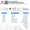 Redleaf Ny produkt Small Size Round Brilliant Cut Moissanite Earring 1.2CT 925 Sterling Silver Hoop Earings For Gift