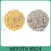 Наборы для ремонта часов, японский импортный бренд Miyota 8N24, скелетонизированный автоматический механический механизм, золотой цвет, серебристый
