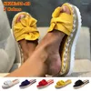 패션 슈즈 814 샌들 여름 여성 단색 파티 슬립 슬리퍼 야외 Zapatos de Mujer 여성 신발 당