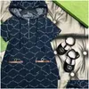 Kledingsets Baby Kinderkleding Designer Boys Plaid Shirt Sets Girls Gecontroleerde Hooded Dress Mode Kleding Suits Childrens Summer Shor DHV3Z