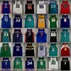 Classic Retro Basketball Bryant Jersey Carter Iverson Garnett Bird Johnson Rose Rodman Hill McGrady Bibby Ewing Nash Williams Duncan Payton Kemp Durant Malone