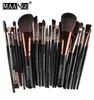 MAANGE Merk Professionele 22 stks Cosmetische Make-up Kwasten Set Blusher Oogschaduw Poeder Foundation Wenkbrauw Lip Make up Borstel kit B2823166771