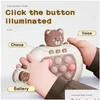 Портативные игровые плееры Электронный поп-свет Непоседа Quick Push Bubble Handle Игрушки для мальчиков и девочек Анти-со светодиодной подсветкой Hine Relief Drop Delivery Dhd2P