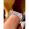 Big Man Hip Hop Style Chunky Fashion 14k Moissanite Diamond Ring Arabiska guldbröllopsringar