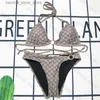 Kvinnors badkläder 2023 Mixed Luxury Brands Womens Designers Bikinis SETS SEXY CLEAR TRAP FORM SWIMITS Damer Bading Suits Swim Wear Beach Q240306