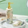 Dispenser di sapone liquido Stile creativo Gel doccia in ceramica Bottiglia di shampoo Contenitore per la casa Accessori da bagno portatili da viaggio