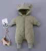 Jumpsuits Baby Romper Boy Clothes Autumn Winter Longsleeve Padded Hooded Suit Born Kids Clothing Toddler Outfits7566369