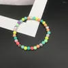 Girocollo OMY Collana di perline colorate da donna Stand alla moda per ragazze Regalo di compleanno per feste in plastica