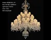 Meerosee Große Kristall-Kronleuchter, klassische Luxus-Pendelleuchte im neuen Design mit Lampenschirm, Innenbeleuchtung für Wohnzimmer, Foyer