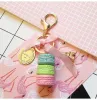 Heißer Macaron Kuchen Schlüssel Kette Mode Niedlichen Schlüsselbund Tasche Charme Auto Schlüssel Ring Hochzeit Party geschenk Schmuck Für Frauen Männer ZZ