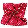 Schals 2024 Sommer Marke Satin Schal Quadrat Frauen Foulard Dot Bandana Schals und Wraps Mode Dame Büro Kleine Haar Hals