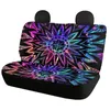 Car Seat Covers Colorful Mandala Design Pattern Set Of 4 Non-skid Auto Front And Back Vehicle Cushion Easy Install