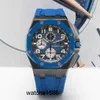 Elegant polshorloge Racing-horloges AP Herenhorloge Royal Oak Offshore Automatisch mechanisch Keramisch materiaal 44 diameters Blauwe schijf Datumweergave Chronograaf Wat