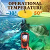 08-1CT Portable Fish Finder 100M/300FT Depth Fish Alarm Wired Fish Detector Waterproof echo sounder sonar fish 240227